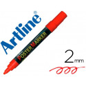 ROTULADOR ARTLINE POSTER MARKER EPP-4-ROJ PUNTA REDONDA 2 MM COLOR ROJO