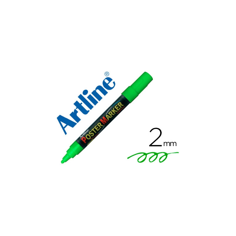 ROTULADOR ARTLINE POSTER MARKER EPP-4-VER PUNTA REDONDA 2 MM COLOR VERDE