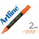 ROTULADOR ARTLINE POSTER MARKER EPP-4-NAR FLU PUNTA REDONDA 2 MM COLOR NARANJA FLUOR