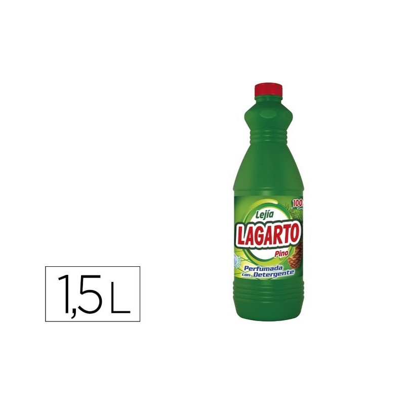 LEJIA CON DETERGENTE LAGARTO PINO BOTELLA DE 1,5 L