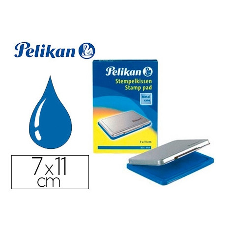 TAMPON PELIKAN N 2 AZUL 70X110 MM