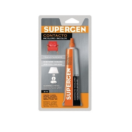 PEGAMENTO SUPERGEN CONTACTO INCOLORO 40 ML UNIDAD