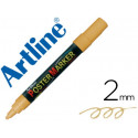 ROTULADOR ARTLINE POSTER MARKER EPP-4-ORO MET PUNTA REDONDA 2 MM COLOR METALIZADO ORO