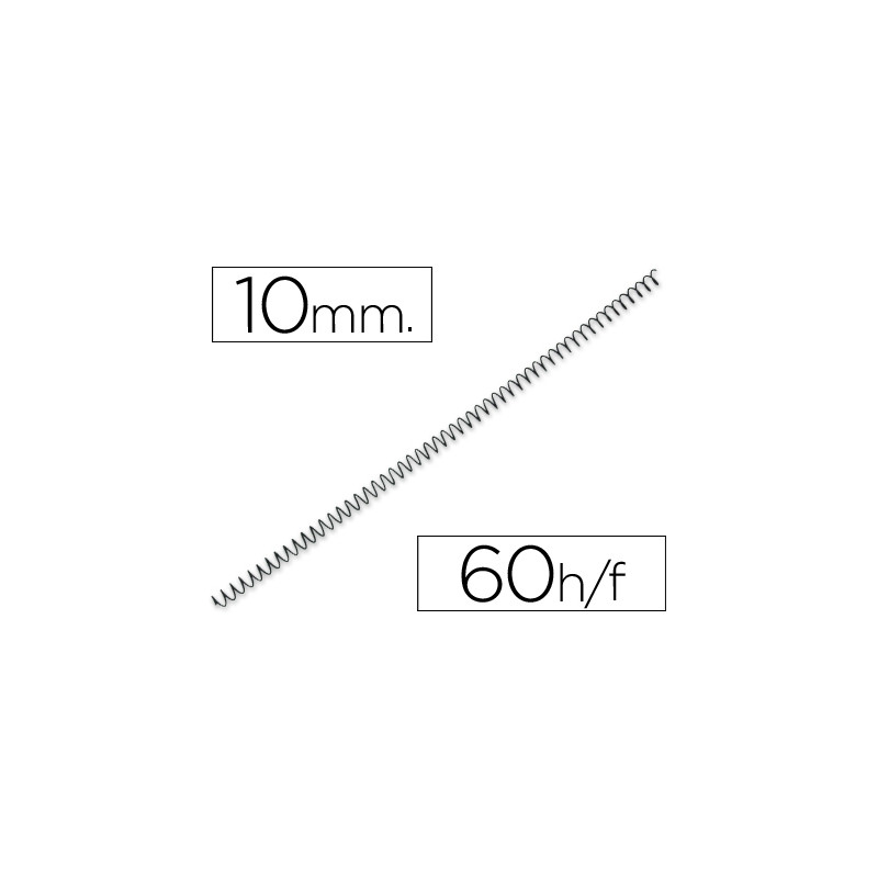 ESPIRAL METALICO Q-CONNECT 56 4:1 10MM 1MM