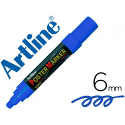 ROTULADOR ARTLINE POSTER MARKER EPP-6-AZU PUNTA REDONDA 6MM COLOR AZUL