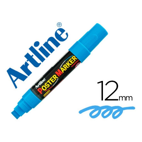 ROTULADOR ARTLINE POSTER MARKER EPP-12 PUNTA REDONDA 12 MM COLOR AZUL