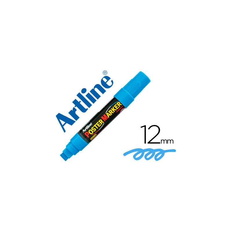 ROTULADOR ARTLINE POSTER MARKER EPP-12 PUNTA REDONDA 12 MM COLOR AZUL