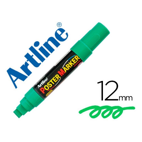 ROTULADOR ARTLINE POSTER MARKER EPP-12 PUNTA REDONDA 12 MM COLOR VERDE