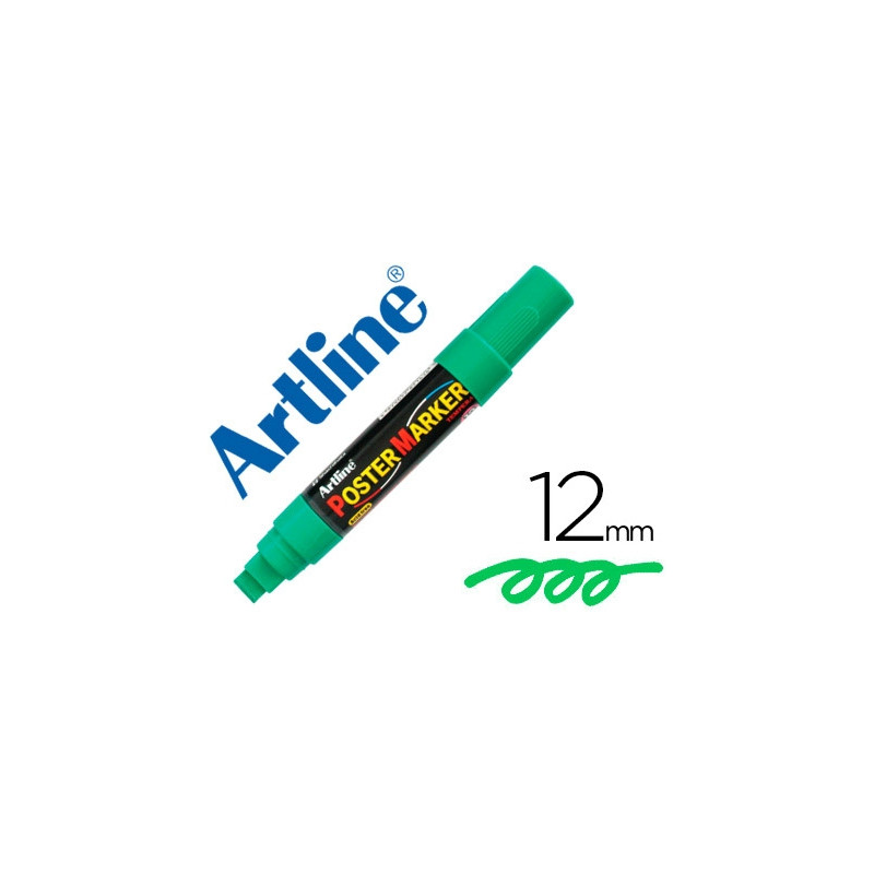 ROTULADOR ARTLINE POSTER MARKER EPP-12 PUNTA REDONDA 12 MM COLOR VERDE