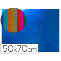 GOMA EVA LIDERPAPEL 50X70 CM ESPESOR 2 MM METALIZADA AZUL