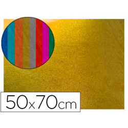 GOMA EVA LIDERPAPEL 50X70 CM ESPESOR 2 MM METALIZADA ORO