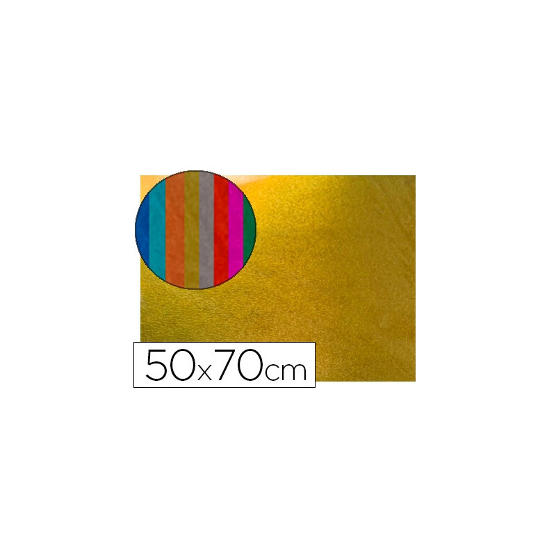 GOMA EVA LIDERPAPEL 50X70 CM ESPESOR 2 MM METALIZADA ORO