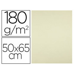 CARTULINA LIDERPAPEL 50X65 CM 180G/M2 AMARILLO PAQUETE DE 25 HOJAS