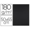 CARTULINA LIDERPAPEL 50X65 CM 180G/M2 NEGRO PAQUETE DE 25 HOJAS