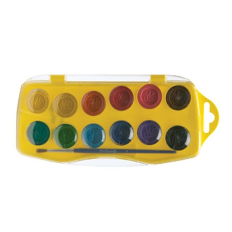 ACUARELA PELIKAN JUNIOR 12 COLORES ESTUCHE DE PLASTICO