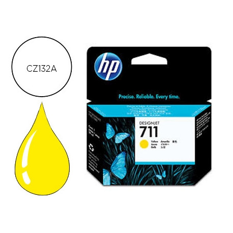 INK-JET HP N.711 AMARILLO 29 ML DESIGNJET T120 / T520