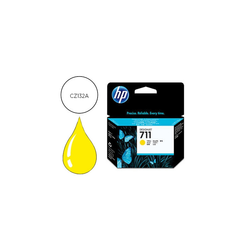 INK-JET HP N.711 AMARILLO 29 ML DESIGNJET T120 / T520