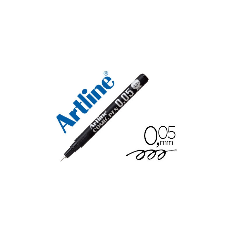 ROTULADOR ARTLINE CALIBRADO MICROMETRICO NEGRO COMIC PEN EK-2805 PUNTA POLIACETAL 0,05 MM RESISTENTE