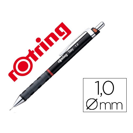 PORTAMINAS ROTRING TIKKY 1 MM NEGRO