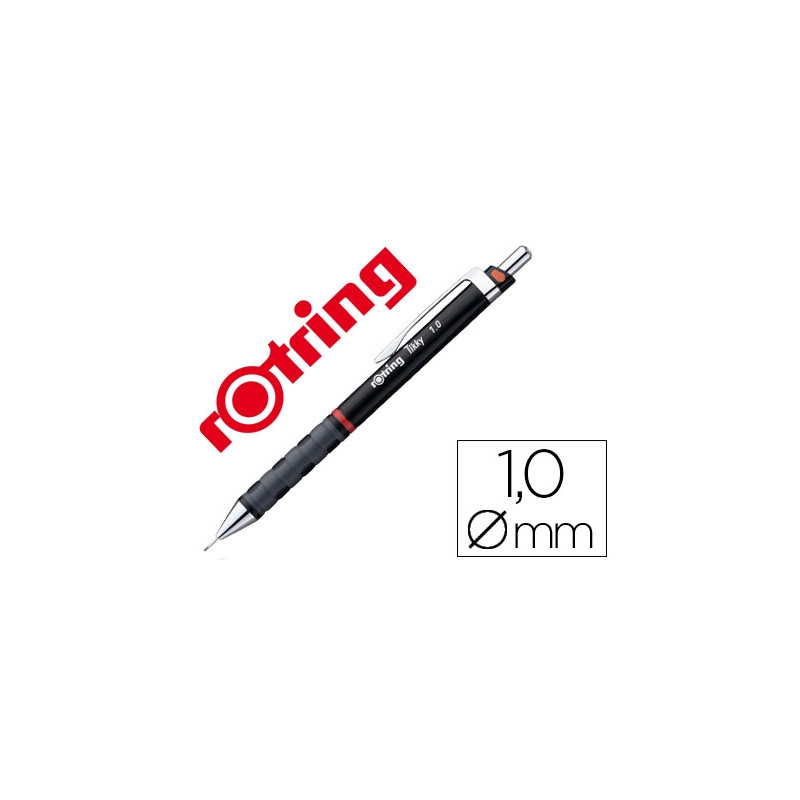 PORTAMINAS ROTRING TIKKY 1 MM NEGRO