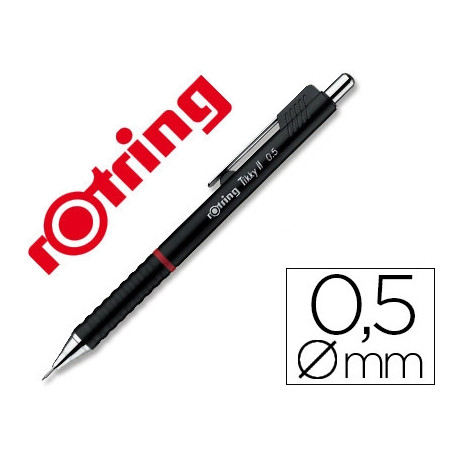 PORTAMINAS ROTRING TIKKY 0,5 MM NEGRO