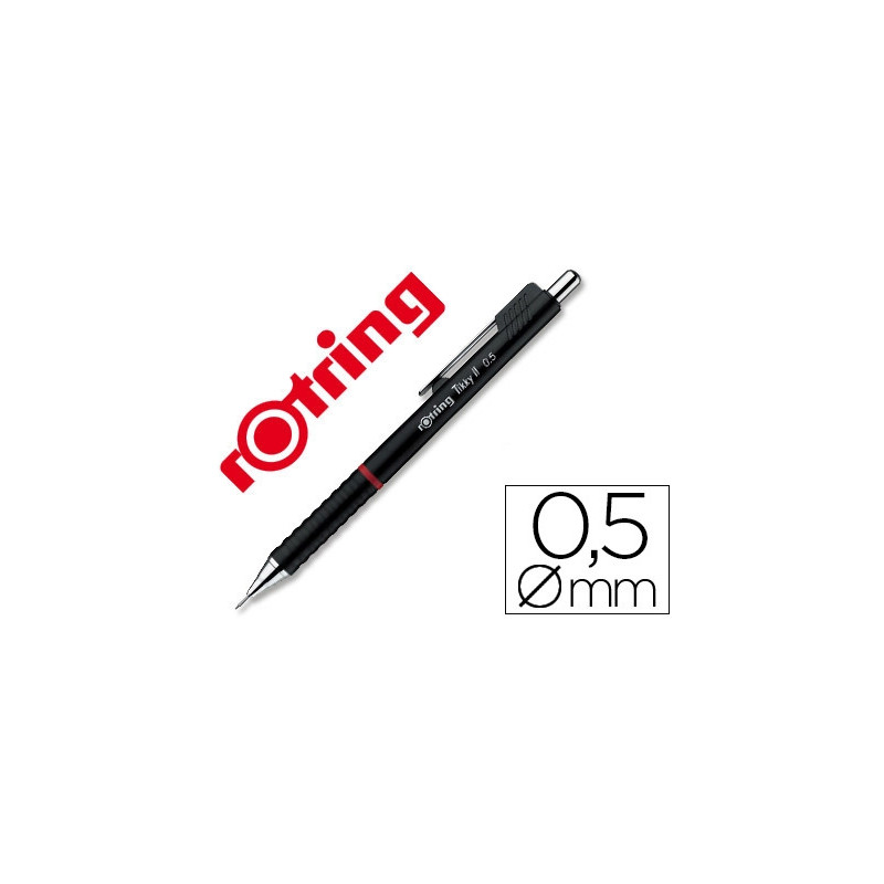 PORTAMINAS ROTRING TIKKY 0,5 MM NEGRO