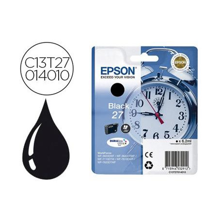 INK-JET EPSON 27 WF 3620 / 3640 / 7110 / 7610 / 7620 NEGRO 350 PAG