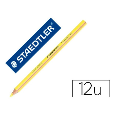 LAPIZ FLUORESCENTE STAEDTLER TRIANGULAR TOP STAR AMARILLO 