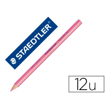 LAPIZ FLUORESCENTE STAEDTLER TRIANGULAR TOP STAR ROSA 