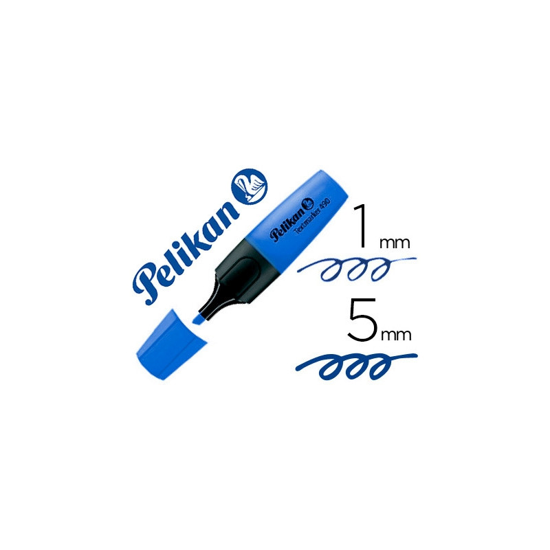 ROTULADOR PELIKAN FLUORESCENTE TEXTMARKER 490 AZUL