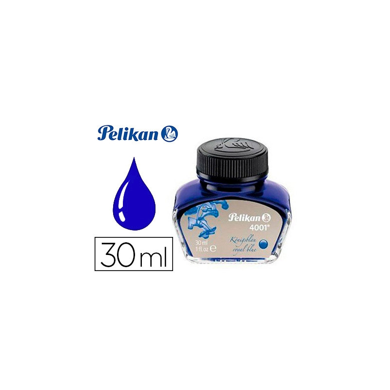 TINTA ESTILOGRAFICA PELIKAN 4001 AZUL REAL BOTE 30 ML