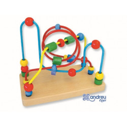 JUEGO ANDREUTOYS LABERINTO MANIPULACION PARA PSICOMOTROCIDAD FINA 23X19X13 CM