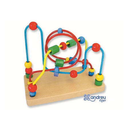 JUEGO ANDREUTOYS LABERINTO MANIPULACION PARA PSICOMOTROCIDAD FINA 23X19X13 CM