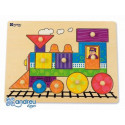 PUZZLE ANDREUTOYS MADERA TREN 10 PIEZAS