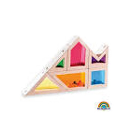 JUEGO WONDERWORLDS BLOQUES MADERA CON SONIDO COLORES TRANSPARENTES 18X12X3 CM