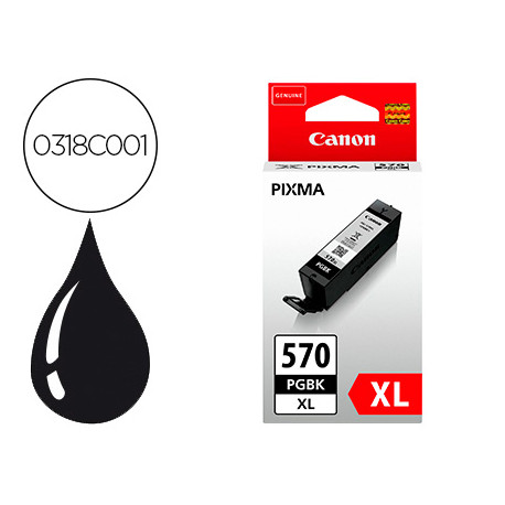 INK-JET CANON PGI-570XL PIXMA MG5750 / 6850 / 7750 NEGRO 500 PAG