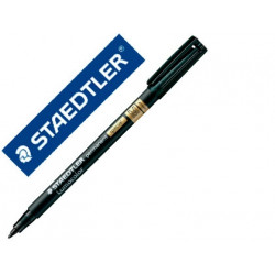 ROTULADOR STAEDTLER LUMOCOLOR RETROPROYECCION PUNTA DE FIBRA PERMANENTE SPECIAL 319-9 NEGRO PUNTA ME