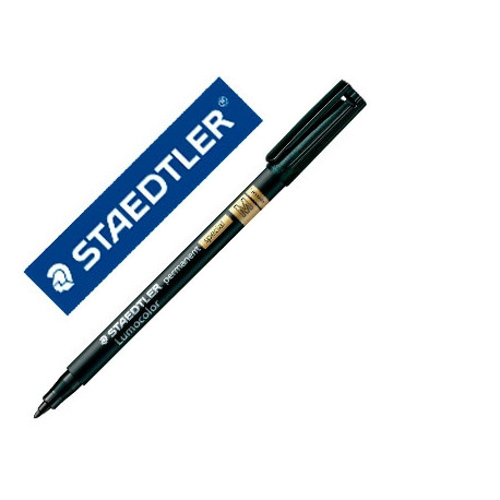 ROTULADOR STAEDTLER LUMOCOLOR RETROPROYECCION PUNTA DE FIBRA PERMANENTE SPECIAL 319-9 NEGRO PUNTA ME