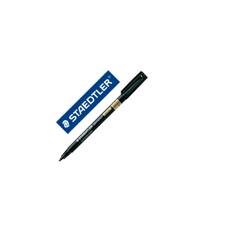 ROTULADOR STAEDTLER LUMOCOLOR RETROPROYECCION PUNTA DE FIBRA PERMANENTE SPECIAL 319-9 NEGRO PUNTA ME