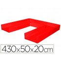 CIRCUITO MODULAR DE GATEO SUMO DIDACTIC 430X50X20 CM ROJO