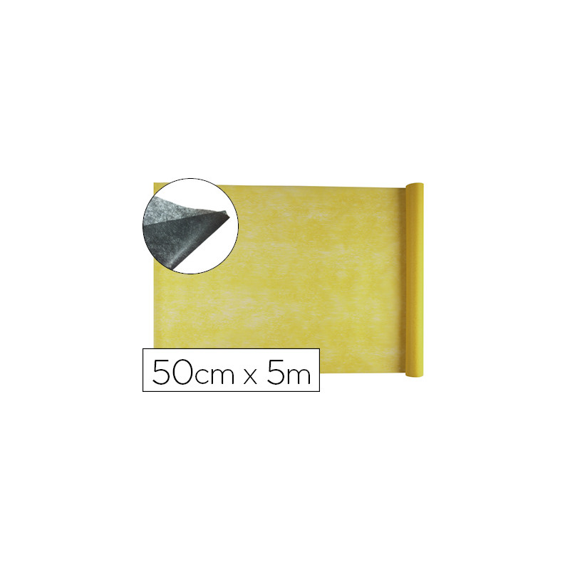 TEJIDO SIN TEJER LIDERPAPEL TERILENO 25 G/M2 ROLLO DE 5 MT AMARILLO