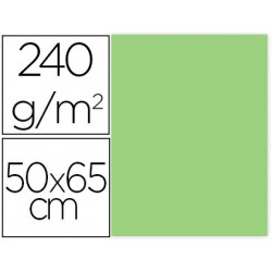 CARTULINA LIDERPAPEL 50X65 CM 240G/M2 VERDE NAVIDAD PAQUETE DE 25 HOJAS