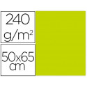 CARTULINA LIDERPAPEL 50X65 CM 240G/M2 VERDE HIERBA PAQUETE DE 25 HOJAS