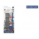 ROTULADOR STAEDTLER CALIBRADO MICROMETRICO 308 NEGRO BLISTER DE 3 UND + GOMA LAPIZ Y SACAPUNTAS DE R