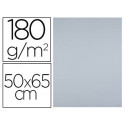 CARTULINA LIDERPAPEL 50X65 CM 180 GR GRIS PAQUETE DE 25 HOJAS