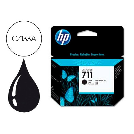 INK-JET HP N. 711 DESIGNJET T120 / T520 NEGRO 80 ML