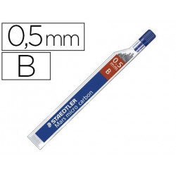 MINAS STAEDTLER MARS MICRO GRAFITO 0,5 MM B TUBO CON 12 UNIDADES