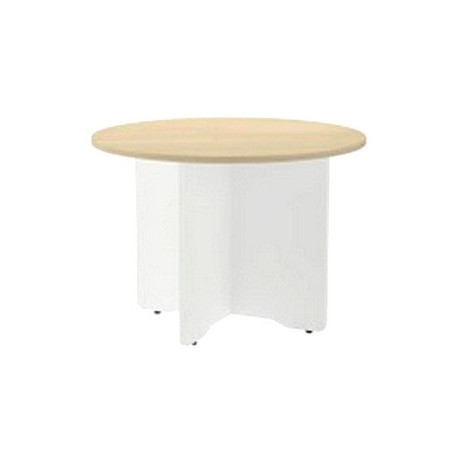 MESA DE REUNION ROCADA MEETING 3005AW04 ESTRUCTURA MADERA BLANCO ALUMINIO EN ASPAS TABLERO BLANCO 10