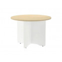 MESA DE REUNION ROCADA MEETING 3005AW04 ESTRUCTURA MADERA BLANCO ALUMINIO EN ASPAS TABLERO BLANCO 10