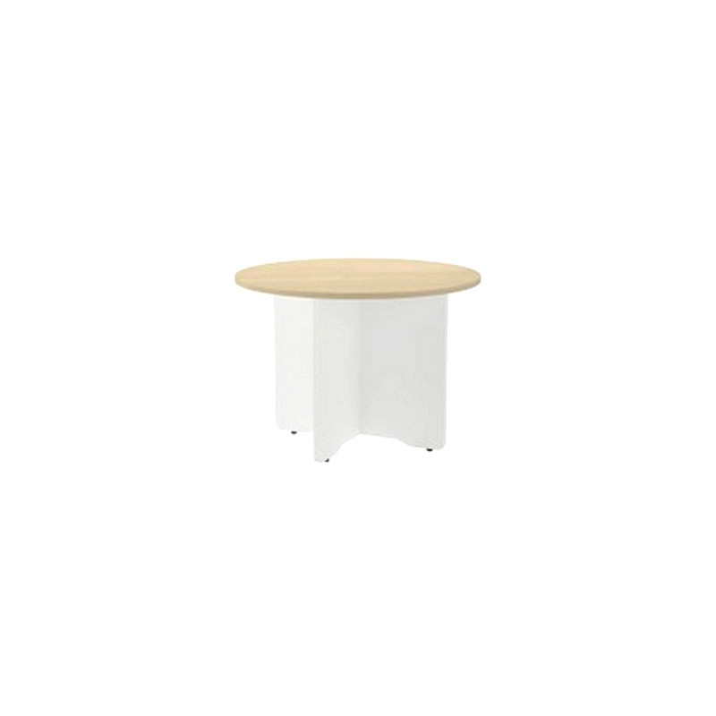 MESA DE REUNION ROCADA MEETING 3005AW04 ESTRUCTURA MADERA BLANCO ALUMINIO EN ASPAS TABLERO BLANCO 10